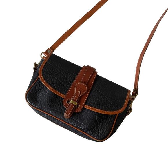 Dooney and Bourke All Weather Equestrian Crossbody Bag Navy Blue Vintage 90 EUC - Picture 12 of 15